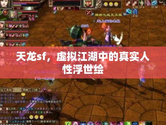 天龙sf，虚拟江湖中的真实人性浮世绘