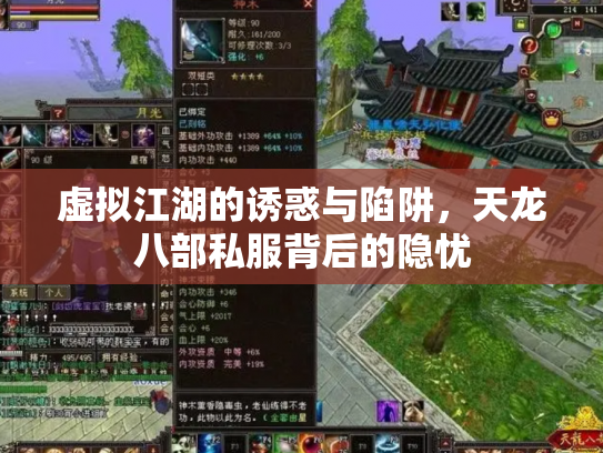 虚拟江湖的诱惑与陷阱，天龙八部私服背后的隐忧