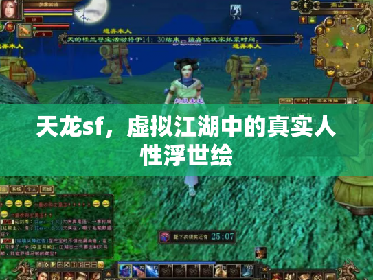 天龙sf，虚拟江湖中的真实人性浮世绘