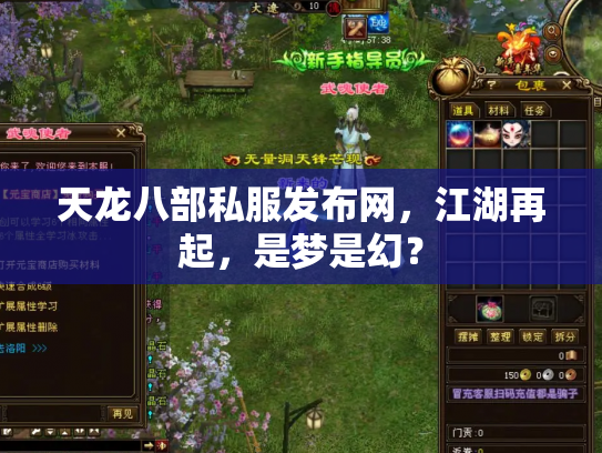 天龙八部私服发布网，江湖再起，是梦是幻？