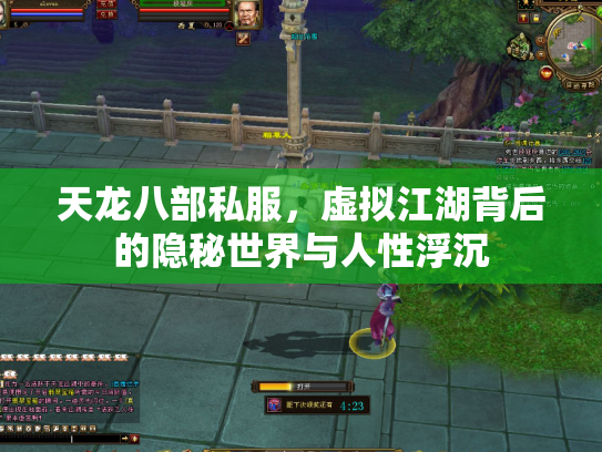 天龙八部私服，虚拟江湖背后的隐秘世界与人性浮沉
