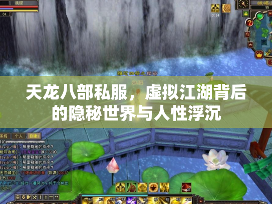 天龙八部私服，虚拟江湖背后的隐秘世界与人性浮沉