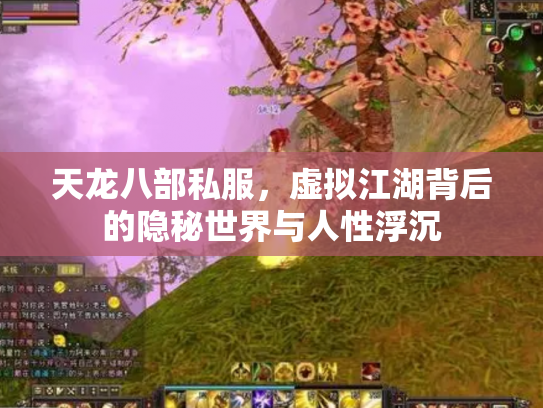 天龙八部私服，虚拟江湖背后的隐秘世界与人性浮沉