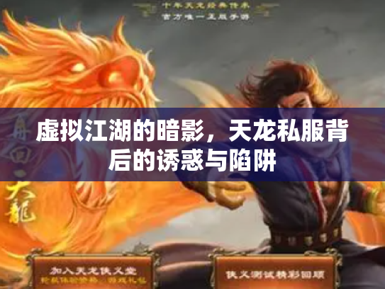 虚拟江湖的暗影，天龙私服背后的诱惑与陷阱