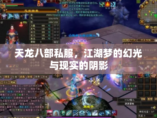 天龙八部私服，江湖梦的幻光与现实的阴影