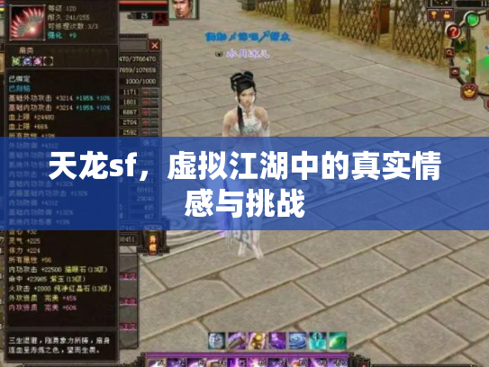 天龙sf，虚拟江湖中的真实情感与挑战