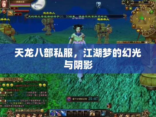 天龙八部私服，江湖梦的幻光与阴影