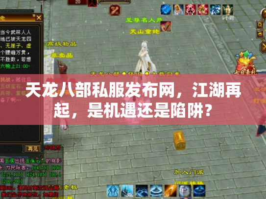 天龙八部私服发布网，江湖再起，是机遇还是陷阱？