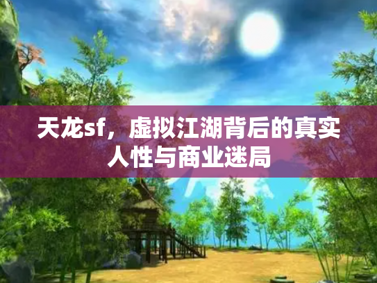 天龙sf，虚拟江湖背后的真实人性与商业迷局