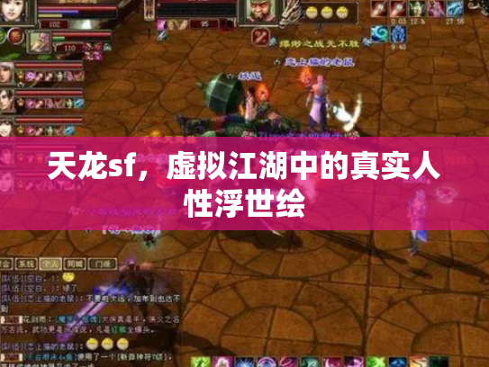天龙sf，虚拟江湖中的真实人性浮世绘