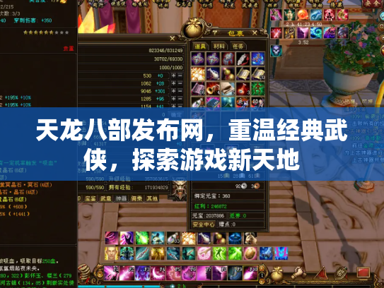 天龙八部发布网，重温经典武侠，探索游戏新天地