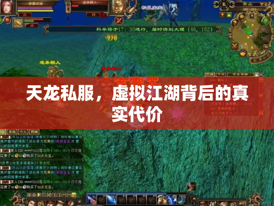 天龙私服，虚拟江湖背后的真实代价