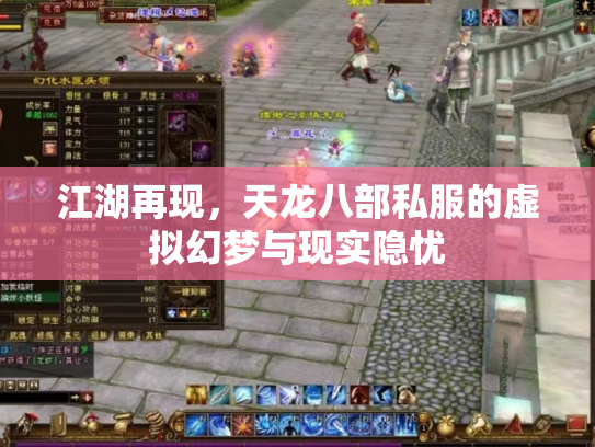 江湖再现，天龙八部私服的虚拟幻梦与现实隐忧