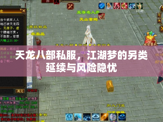 天龙八部私服，江湖梦的另类延续与风险隐忧