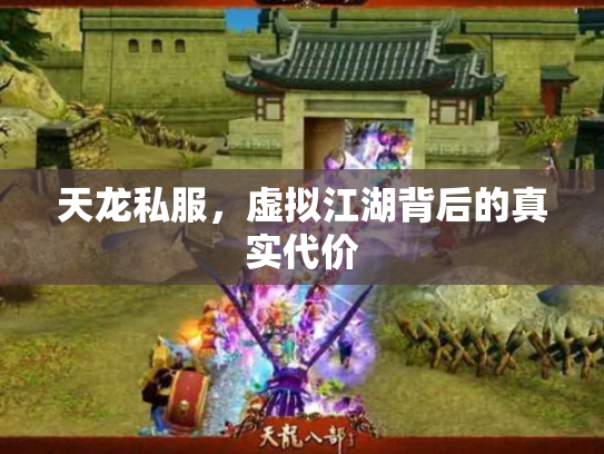 天龙私服，虚拟江湖背后的真实代价