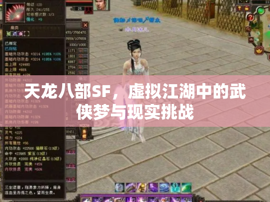 天龙八部SF，虚拟江湖中的武侠梦与现实挑战
