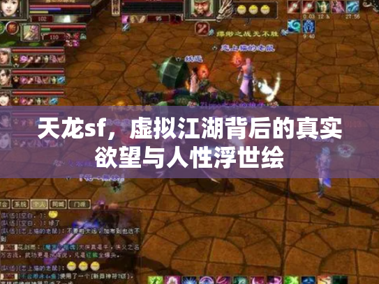 天龙sf，虚拟江湖背后的真实欲望与人性浮世绘