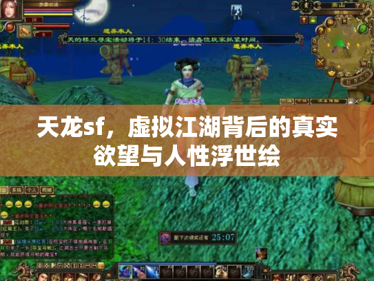天龙sf，虚拟江湖背后的真实欲望与人性浮世绘