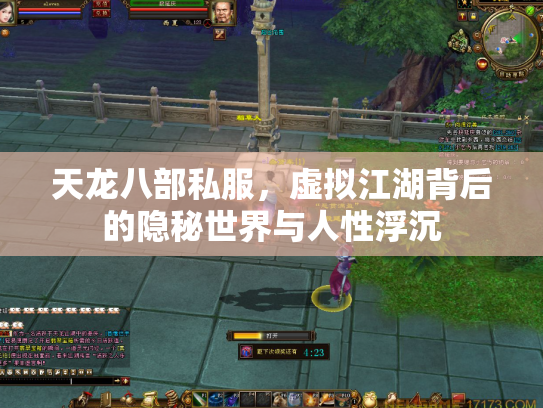 天龙八部私服，虚拟江湖背后的隐秘世界与人性浮沉