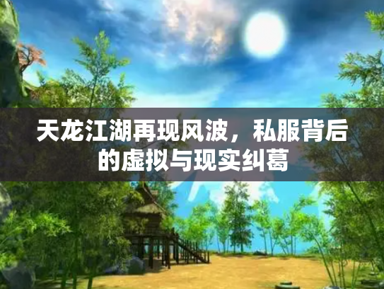 天龙江湖再现风波，私服背后的虚拟与现实纠葛