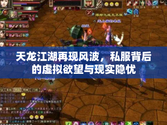 天龙江湖再现风波，私服背后的虚拟欲望与现实隐忧
