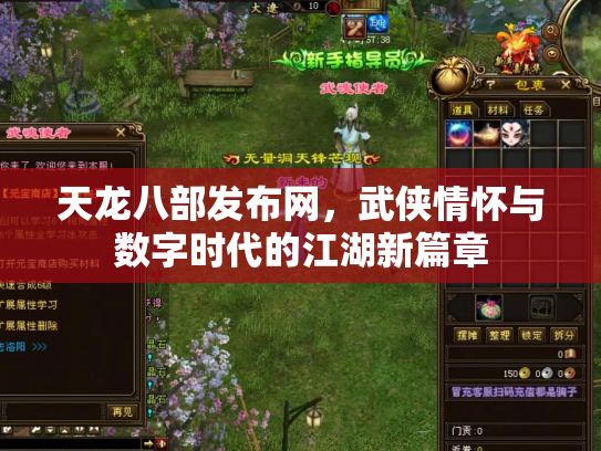 天龙八部发布网，武侠情怀与数字时代的江湖新篇章