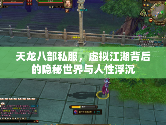 天龙八部私服，虚拟江湖背后的隐秘世界与人性浮沉
