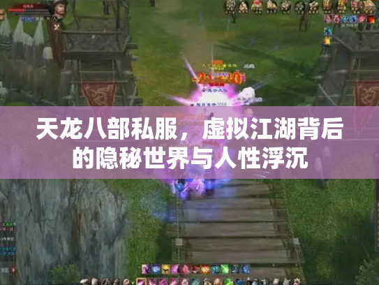 天龙八部私服，虚拟江湖背后的隐秘世界与人性浮沉