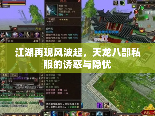 江湖再现风波起，天龙八部私服的诱惑与隐忧