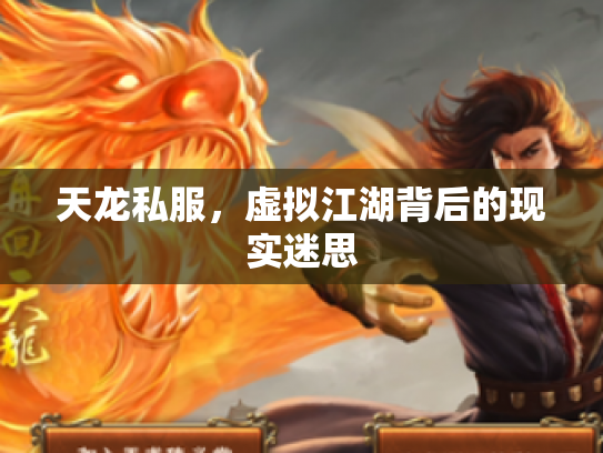 天龙私服，虚拟江湖背后的现实迷思
