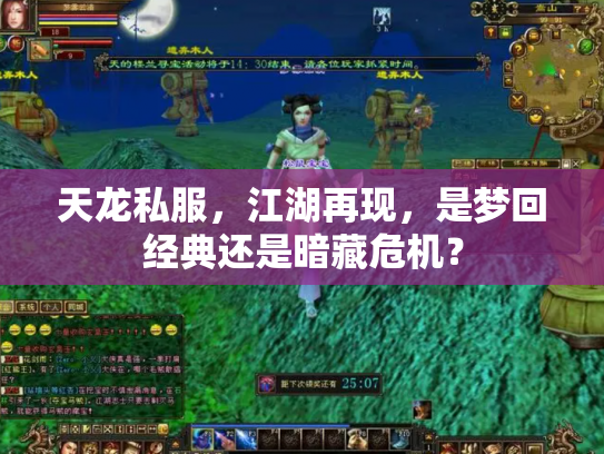 天龙私服，江湖再现，是梦回经典还是暗藏危机？