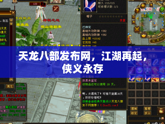 天龙八部发布网，江湖再起，侠义永存
