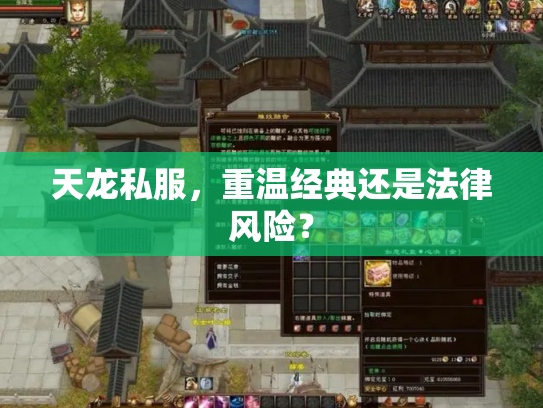 天龙私服，重温经典还是法律风险？
