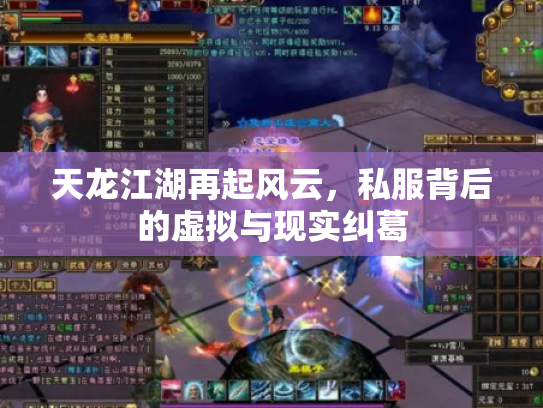 天龙江湖再起风云，私服背后的虚拟与现实纠葛