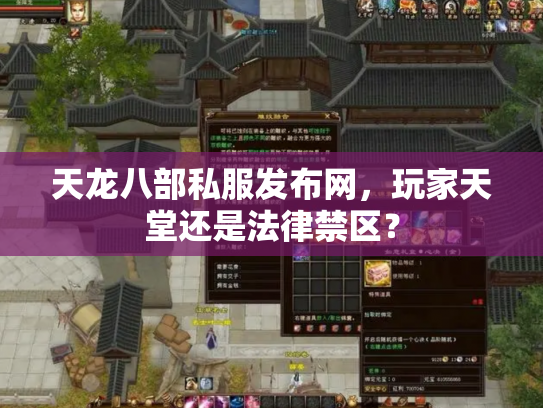 天龙八部私服发布网，玩家天堂还是法律禁区？