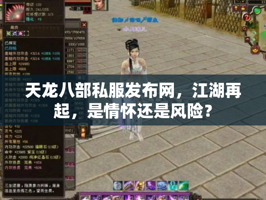天龙八部私服发布网，江湖再起，是情怀还是风险？