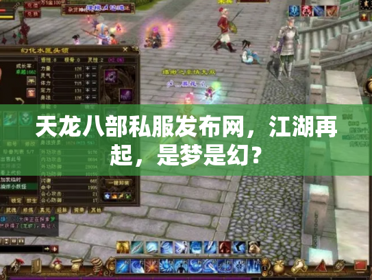 天龙八部私服发布网，江湖再起，是梦是幻？