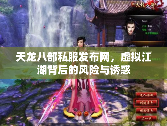 天龙八部私服发布网，虚拟江湖背后的风险与诱惑