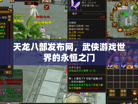 天龙八部发布网，武侠游戏世界的永恒之门