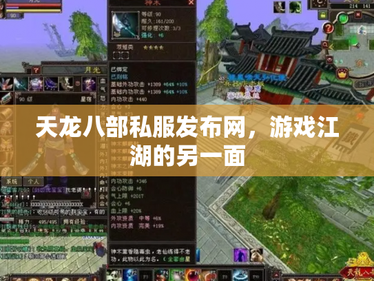 天龙八部私服发布网，游戏江湖的另一面