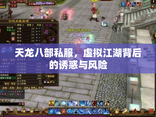 天龙八部私服，虚拟江湖背后的诱惑与风险