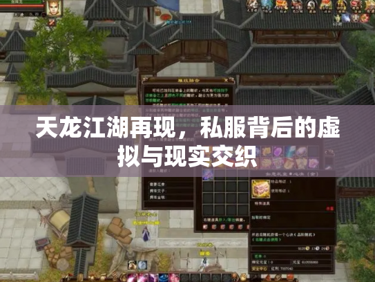 天龙江湖再现，私服背后的虚拟与现实交织