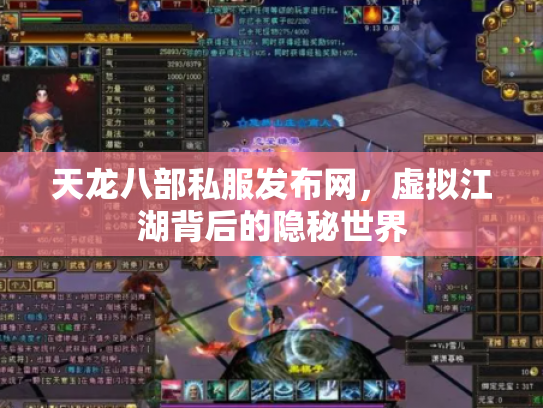 天龙八部私服发布网，虚拟江湖背后的隐秘世界
