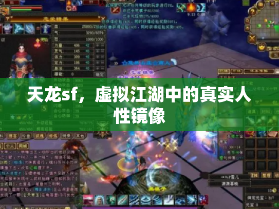 天龙sf，虚拟江湖中的真实人性镜像