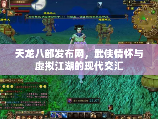 天龙八部发布网，武侠情怀与虚拟江湖的现代交汇