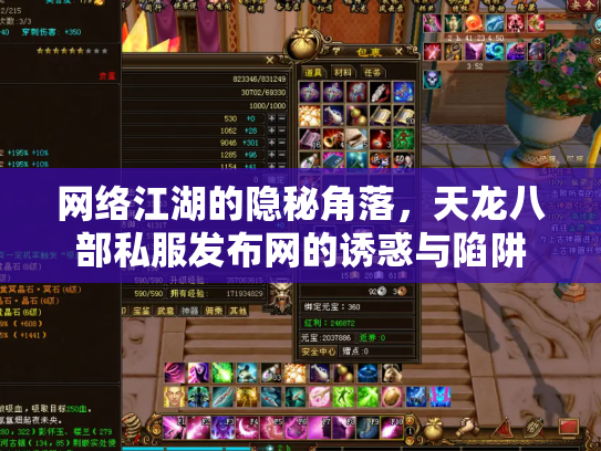 网络江湖的隐秘角落，天龙八部私服发布网的诱惑与陷阱