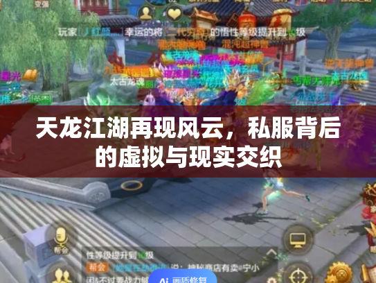 天龙江湖再现风云，私服背后的虚拟与现实交织