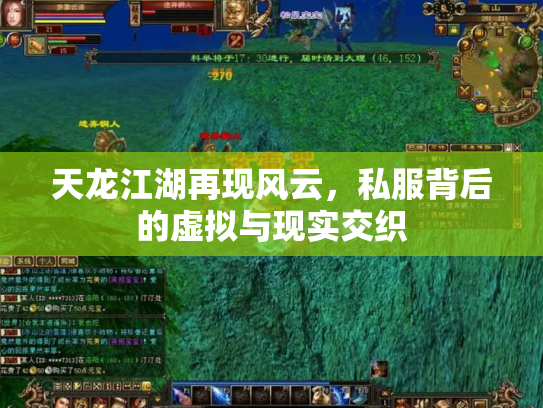 天龙江湖再现风云，私服背后的虚拟与现实交织