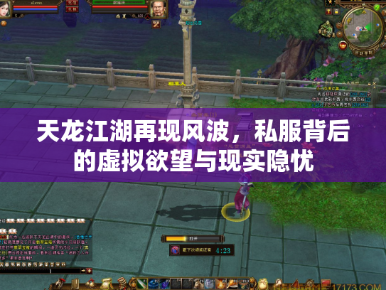 天龙江湖再现风波，私服背后的虚拟欲望与现实隐忧