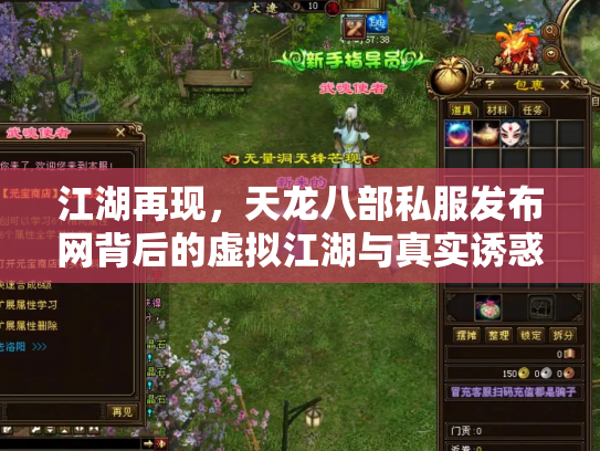 江湖再现，天龙八部私服发布网背后的虚拟江湖与真实诱惑